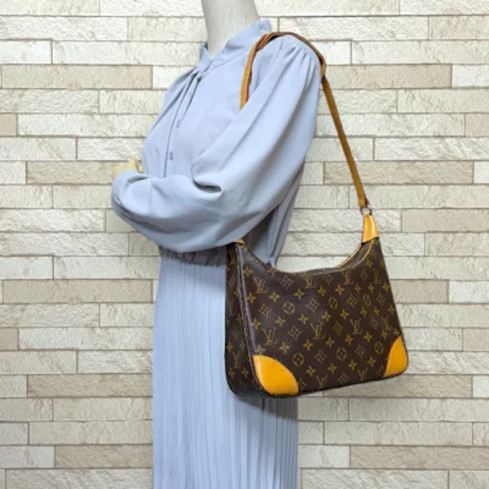 Louis Vuitton Brown Monogram Canvas Boulogne Shoulder Tote Bag